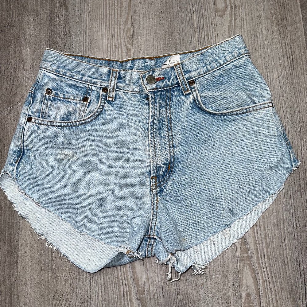 Light Wash Denim/Patch Back Pocket